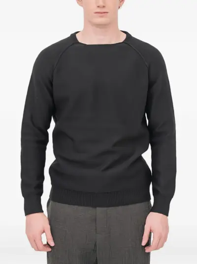 Forme D'expression crew-neck sweater - Black