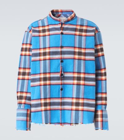 Greg Lauren Plaid cotton shirt