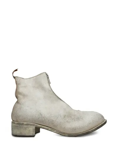 Guidi zip-up ankle boots - Neutrals