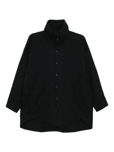 Jan Jan Van Essche Medium seersucker shirt - Black