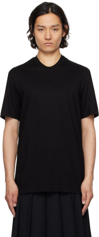 Julius Black Cotton SZ Jersey T-shirt