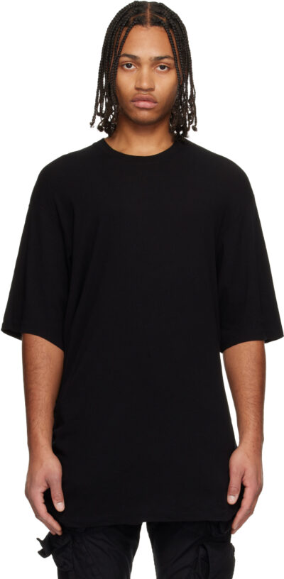Julius Black Europa Drape T-shirt
