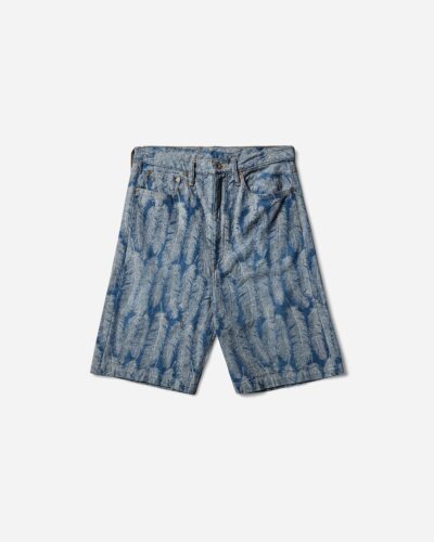KAPITAL Men s 12oz MAGPIE Denim 5P Shorts Light Indigo