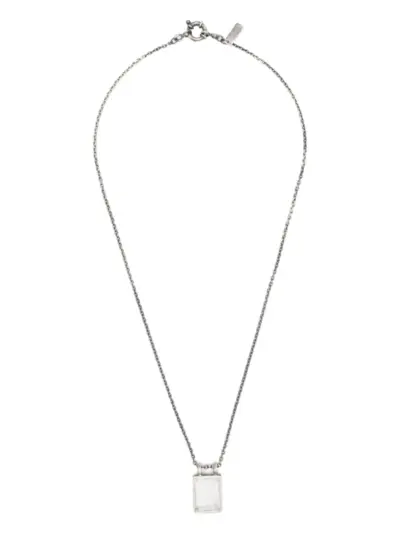 KUNDO 322 Cage faceted necklace - Silver