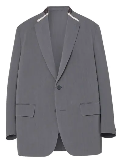 Kolor notched lapel jacket - Grey