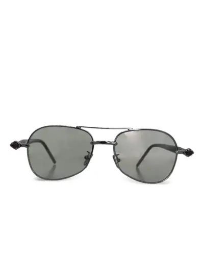 Kuboraum P75 pilot-frame sunglasses - Grey