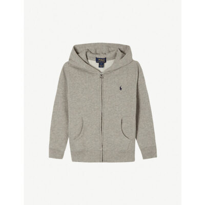 Label Under Construction Polo Ralph Lauren Boys' Brand-Appliqué Cotton-Blend Cardigan