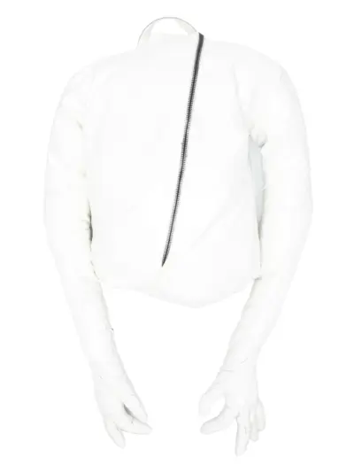 Leon Emanuel Blanck hands-shape backpack - White