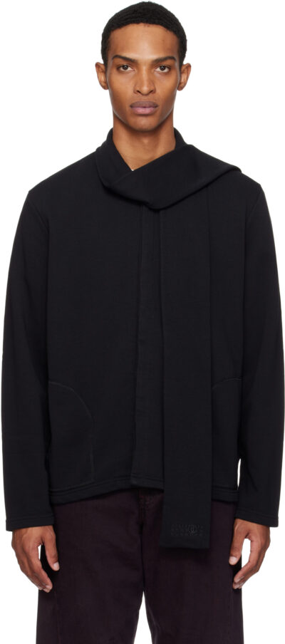 MM6 Maison Margiela Black Long Sleeve Jacket