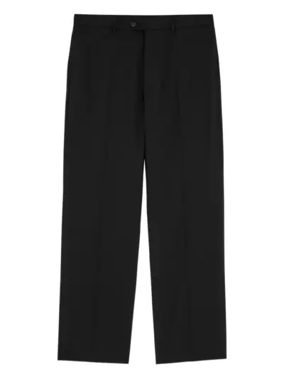 MM6 Maison Margiela button-fastening trousers - Black