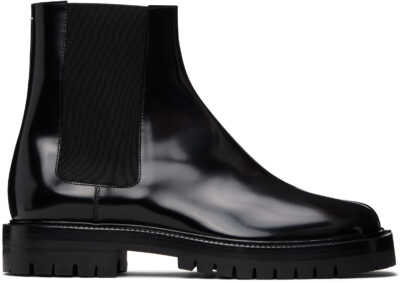 Maison Margiela Black Tabi Chelsea Boots