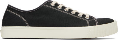 Maison Margiela Black Tabi Sneakers
