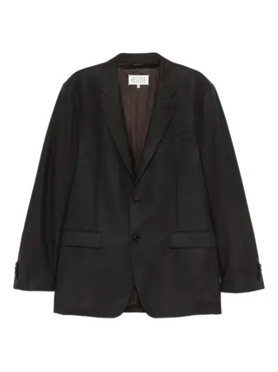 Maison Margiela button-fasteninf blazer - Grey