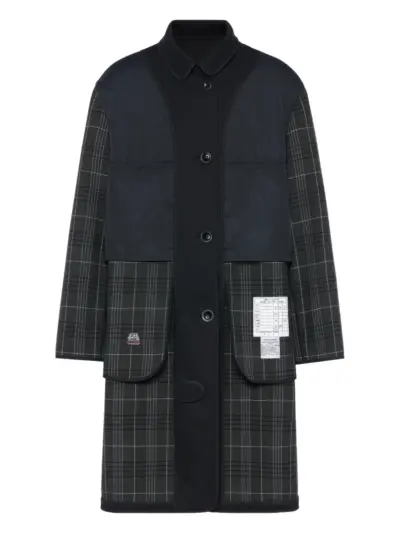 Maison Margiela buttoned coat - Black