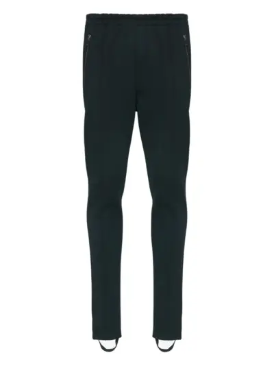 Maison Margiela side-stripe zip-detail trousers - Black