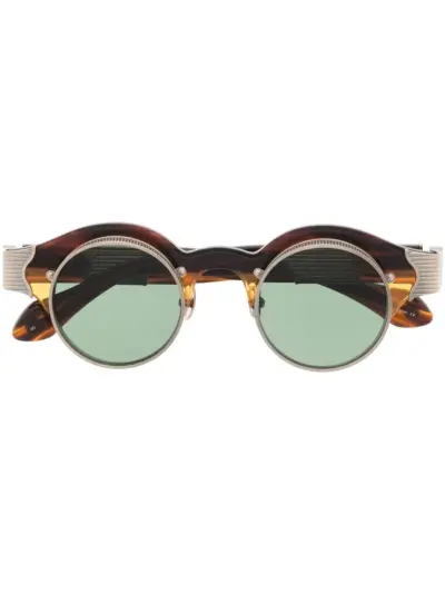 Matsuda 10605H round-frame sunglasses - Gold