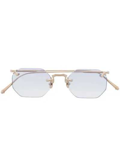 Matsuda frameless tinted sunglasses - Gold