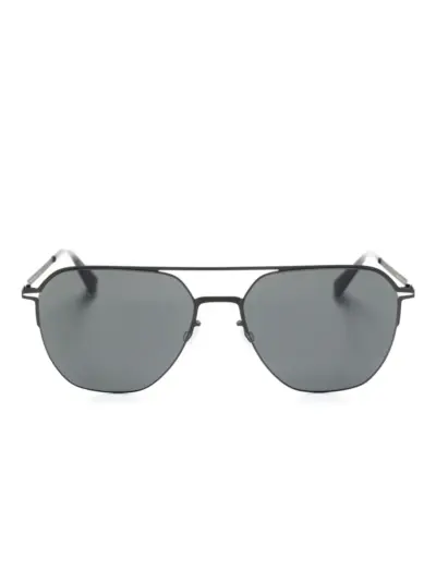 Mykita square-frame sunglasses - C002 BLACK DARKGREY SOLID