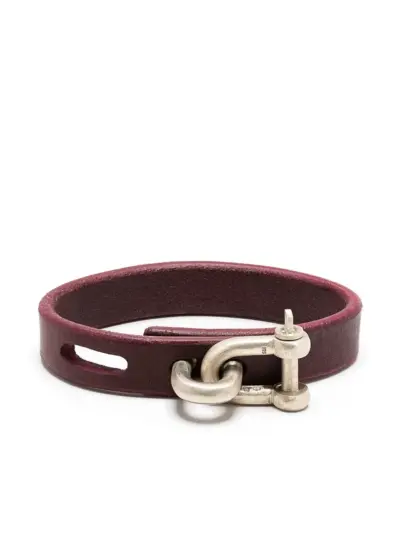 Parts of Four 15mm Restraint charm bracelet - Red