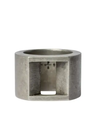 Parts of Four Crescent Plane Getaway ring - Silver