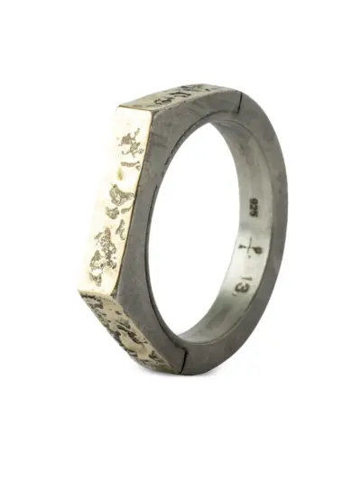 Parts of Four Sistema gold-plated ring - Silver