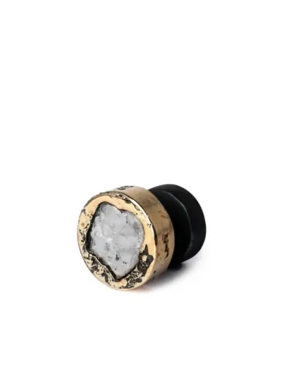 Parts of Four diamond-detail stud earring - Gold