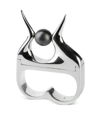 Parts of Four sterling silver Double Plate ring