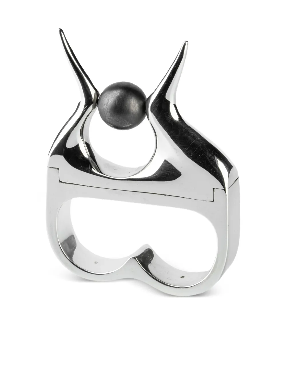 Elen Plate Rings Parts of Four sterling silver Double Plate ring