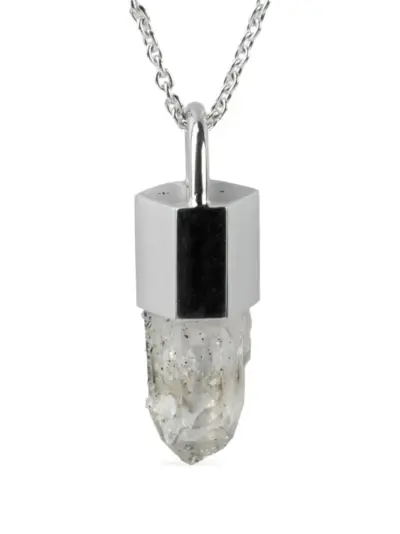 Parts of Four sterling silver Talisman amethyst necklace