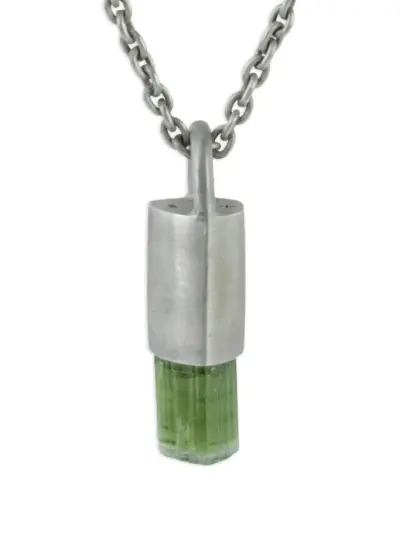Parts of Four sterling silver Talisman tourmaline necklace
