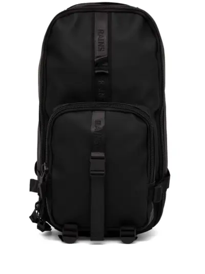 Rains Trail Rucksack zip-up backpack - Black
