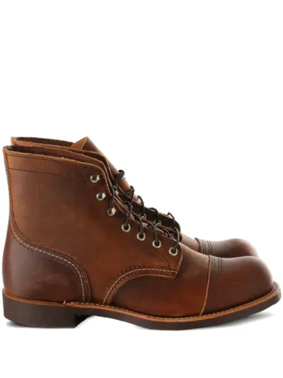 Red Wing Shoes Iron Ranger® lace-up boots - Brown