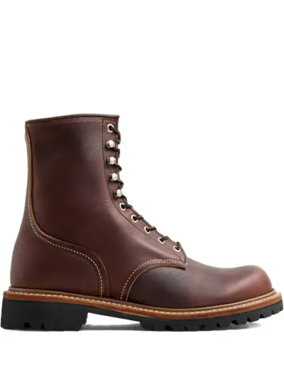Red Wing Shoes Logger leather boots - Brown