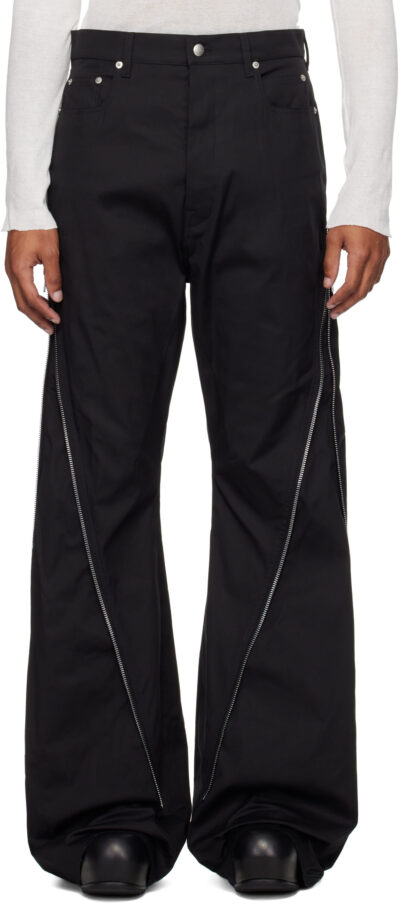 Rick Owens Black Concordians Bolan Banana Trousers