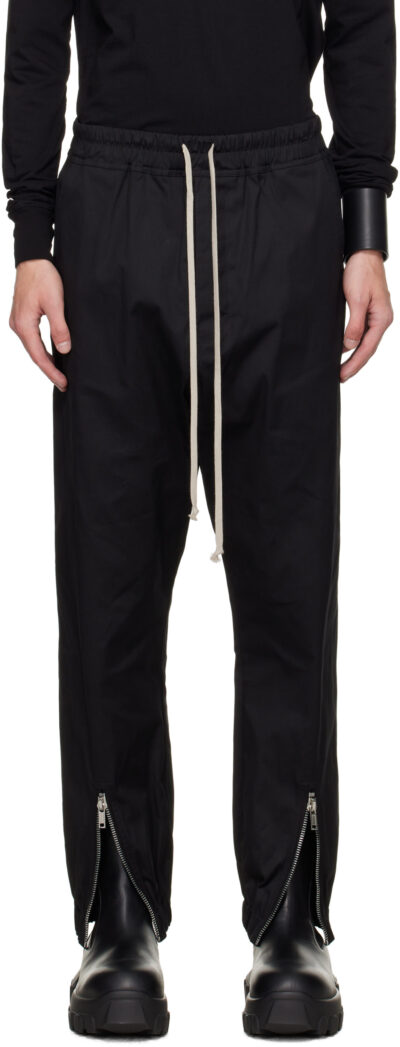 Rick Owens Black Concordians Tecuatl Track Pants