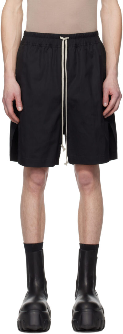 Rick Owens Black Hollywood Boxer Shorts