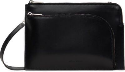 Rick Owens Black Hollywood Club Pouch