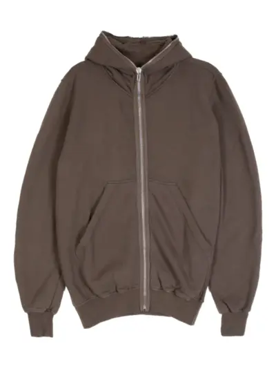Rick Owens DRKSHDW Jumbo Gimp zip-up hoodie - Brown