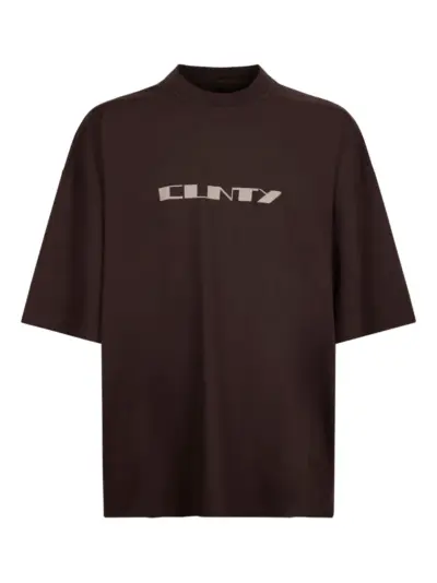 Rick Owens DRKSHDW TOMMY graphic-print T-shirt - Brown