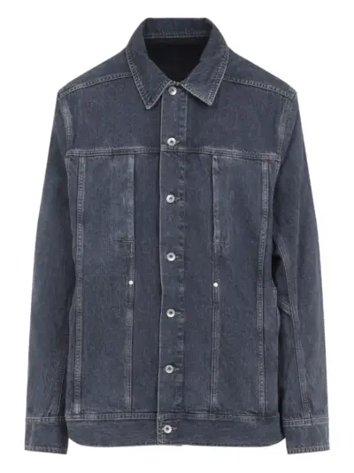 Rick Owens DRKSHDW button-fastening denim jacket - Grey