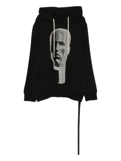 Rick Owens DRKSHDW graphic-print hoodie - Black