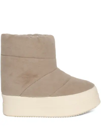 Rick Owens DRKSHDW padded mega bumper low boots - Neutrals
