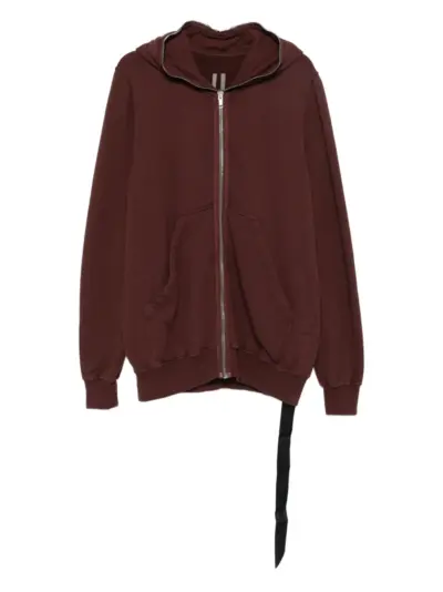 Rick Owens DRKSHDW zip-up hoodie - Brown