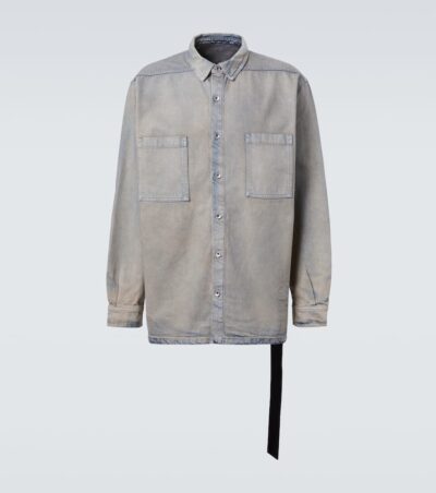 Rick Owens Faded denim shirt