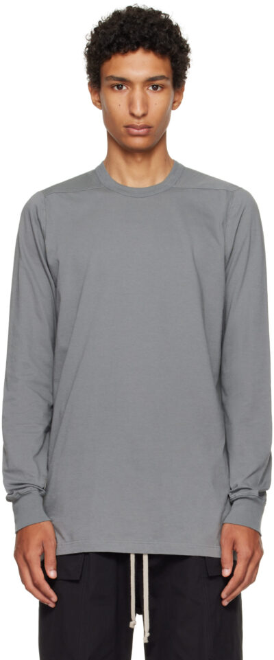 Rick Owens Gray Concordians Level LS T-shirt