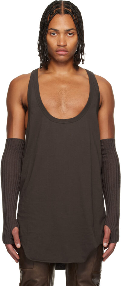 Rick Owens Gray Concordians Pony Tank Top