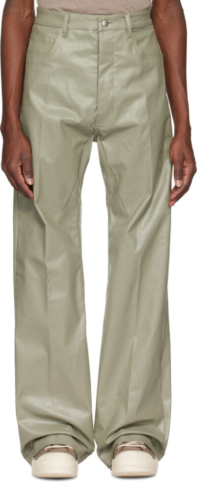 Rick Owens Green Hollywood Geth Jeans