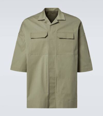 Rick Owens Magnum Tommy cotton-blend poplin shirt
