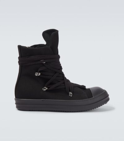 Rick Owens Megalace canvas sneakers