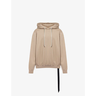 Rick Owens Mens Rick Owens Drkshdw Oversized Relaxed-Fit Cotton-Jersey Hoodie